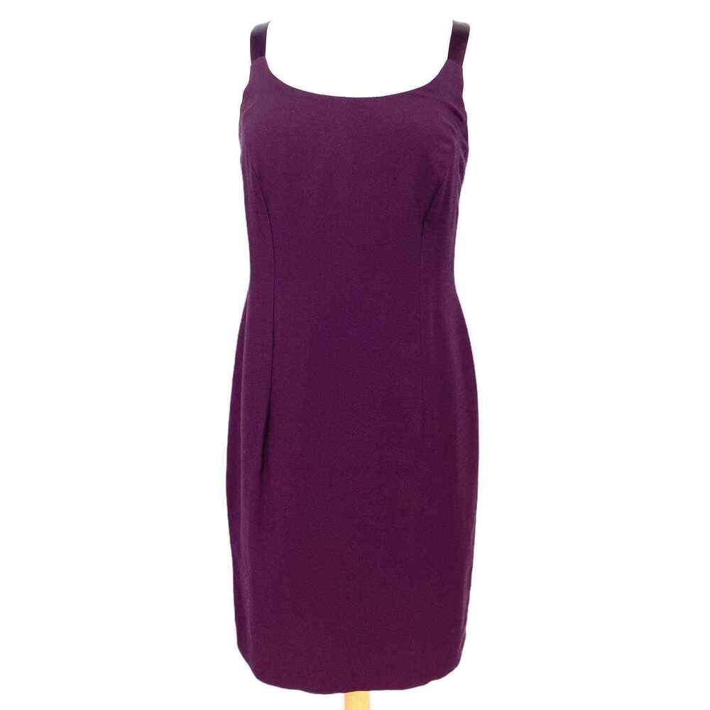 J. R. Nites by Caliendo Dress Womens 12 Purple Sleeveless Sheath Lined Formal